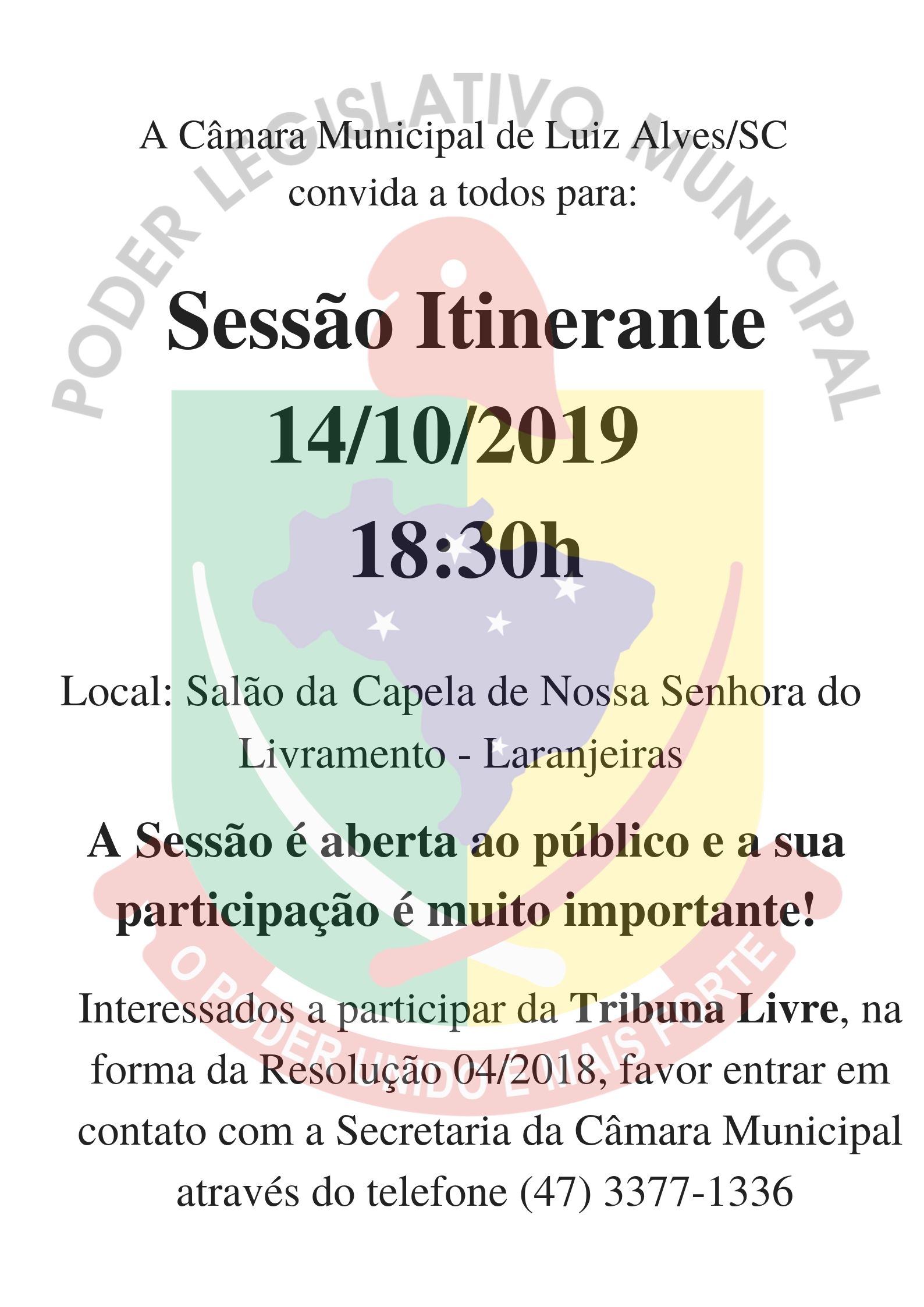 6ª Sessão Itinerante 2019