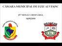 Áudio da 15ª Sessão Ordinária da Câmara Municipal de Luiz Alves/SC, em 14-05-18
