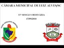 Áudio da 33ª Sessão Ordinária da Câmara Municipal de Luiz Alves/SC, em 17-09-18