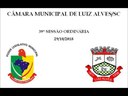 Áudio da 39ª Sessão Ordinária da Câmara Municipal de Luiz Alves/SC, em 29-10-18
