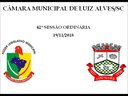 Áudio da 42ª Sessão Ordinária da Câmara Municipal de Luiz Alves/SC, em 19-11-18