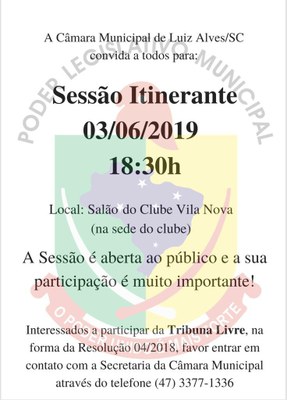 3ª Sessão Itinerante 2019