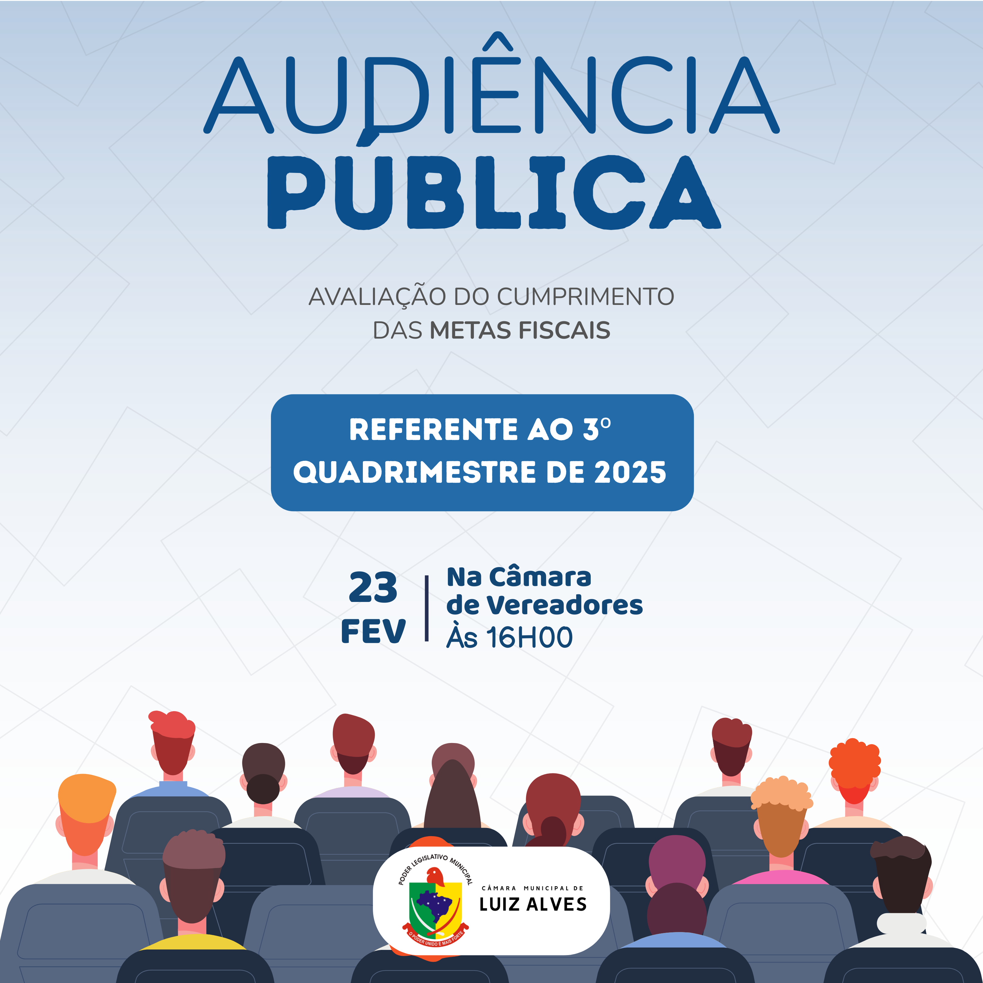 AUDIÊNCIA PÚBLICA - REFERENTE AO 3º QUADRIMESTRE DE 2025