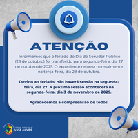 Comunicado de feriado 