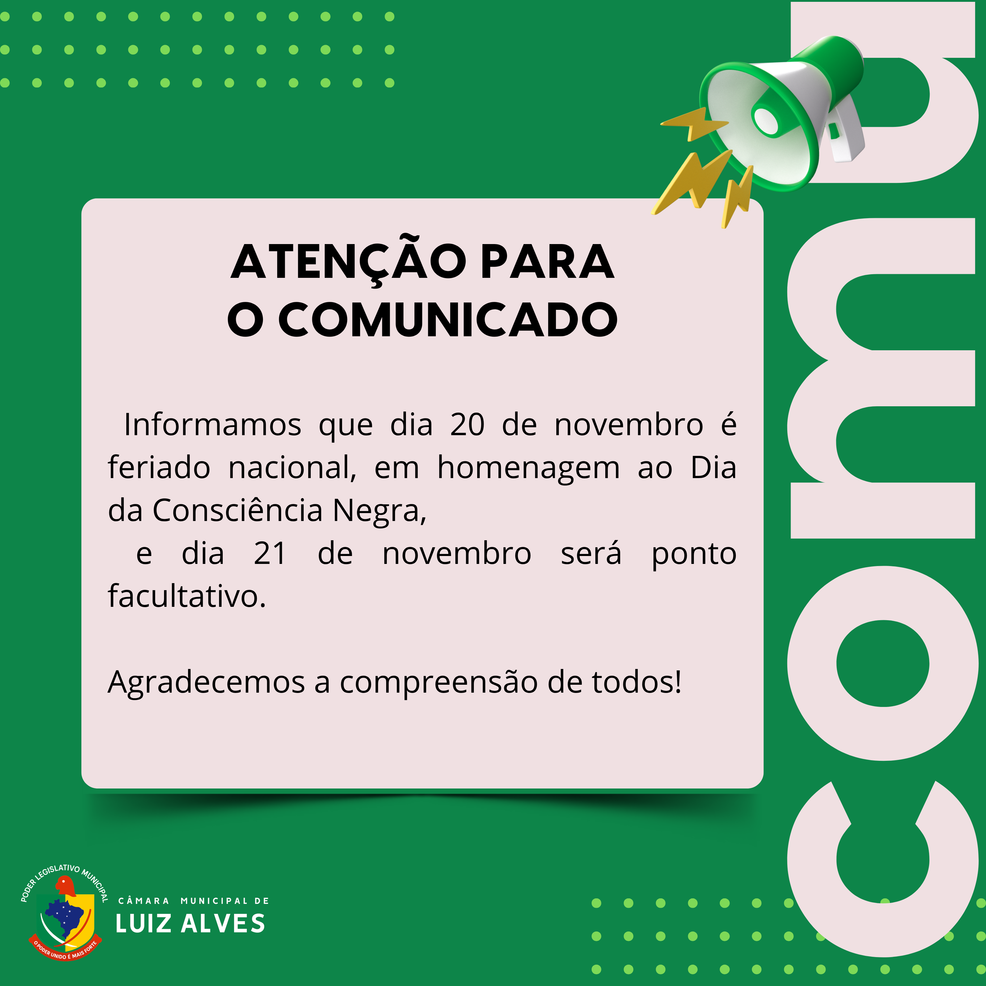 COMUNICADO 