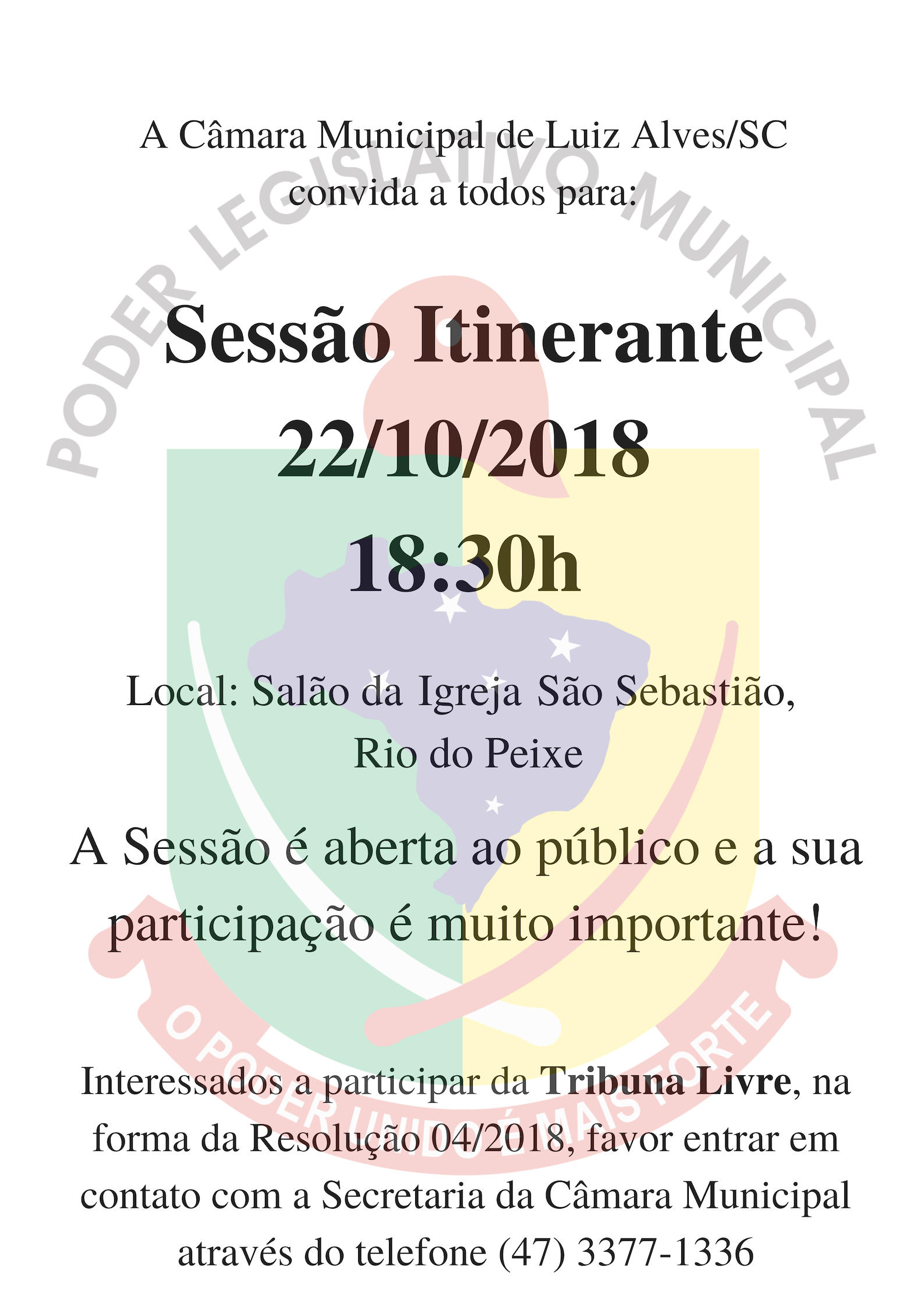 Sessão Itinerante em Rio do Peixe